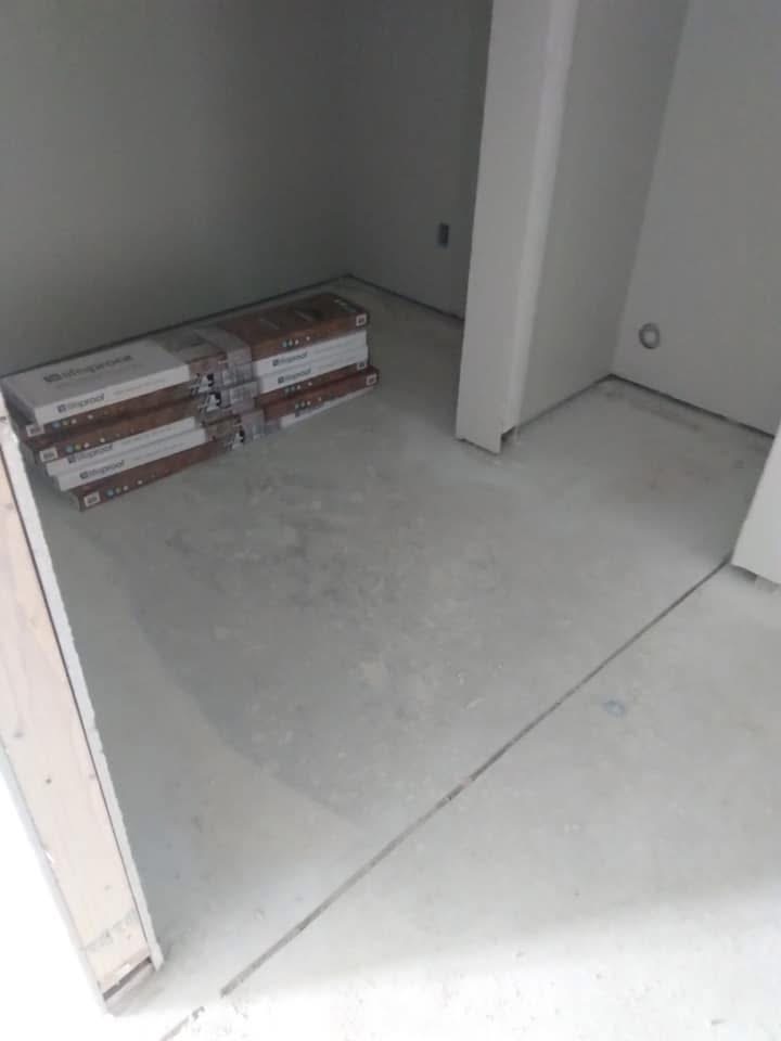 Interior before flooring installation